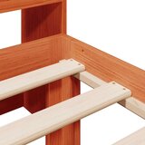 vidaXL Krevet s regalom za knjige bez madraca 100 x 200 cm od borovine | shoptok.hr