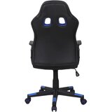 XORA GAMING STOL umetna masa, tekstil modra, črna | Shoptok.si
