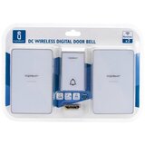 Aigostar Komplet od 2 bežična zvona 3xAA IP44 bela | Eponuda.com