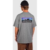Patagonia P-6 Logo Responsibili T-shirt gravel heather Cene