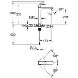 Grohe miješalica za umivaonik dice slm crna xl | shoptok.hr