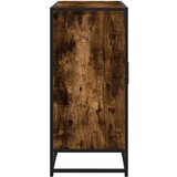 vidaXL Komoda dimljeni hrast 92x35x76 cm konstruirano drvo | shoptok.hr
