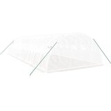  Staklenik s čeličnim okvirom bijeli 40 m&amp;sup2; 10 x 4 x 2 m Slike