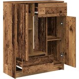  Komoda s predali in vrati, starinski les, 73x31x90 cm | Shoptok.si