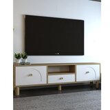Hanah home TV polica Notre Bohem Sapphıre Oak White