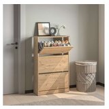 Hanah home ormar za cipele boja hrasta flat | ePonuda.com