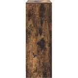  Komoda s ladicama i vratima dimljeni hrast 73x31x90 cm | Eponuda.ba