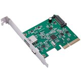 E-green PCI-Express kontroler USB 3.1 Type-A+USB-C Host | ePonuda.com