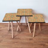 Hanah home 3Shp27 - multicolor multicolor nesting table (3 pieces) | ePonuda.com