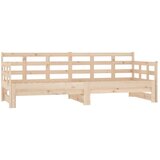  Izvlečna dnevna postelja trdna borovina 2x(90x190) cm, (20787878) | Shoptok.si