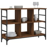  Komoda smeđa boja hrasta 102x32x73,5 cm od konstruiranog drva | shoptok.hr