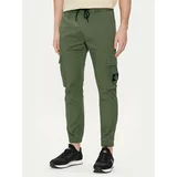 Calvin Klein Jeans Kargo hlače J30J324696 Zelena Skinny Fit