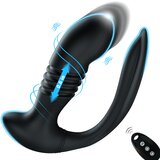 Paloqueth Thrusting Anal Vibrator Prostate Massagger Black | shoptok.hr