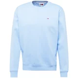 Tommy Jeans Sweater majica mornarsko plava / svijetloplava / prljavo bijela