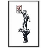  Plakat - Graffiti is a Crime 60x90 Crni okvir s margom | shoptok.hr