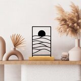 Atelier Del Sofa dekorativna figura horizon, 24x8x17 cm, crna Cene