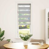 vidaXL Zebra senčilo svetlo sivo 40x100 cm tkanina širina 35,9 cm | Shoptok.si