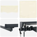 vidaXL Avtomatska Retraktibilna Tenda Krem 350x250 cm | Shoptok.si