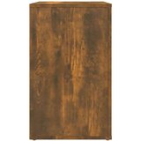  Noćni ormarić dimljenog hrasta 50x36x60cm od konstruiranog drva | shoptok.hr