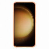 Samsung original silikonski ovitek EF-PS911TOE za Galaxy S23 5G - oranžen | Shoptok.si