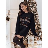 DStreet Sweter damski one size MIU MIU z napsiem czarny | Shoptok.si
