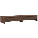  Stalak za monitor s ladicama boja hrasta 100x27x15 cm drveni | shoptok.hr