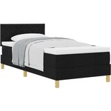  Krevet s podnicom s madracem Crni 100x200 cm Tkanina | shoptok.hr