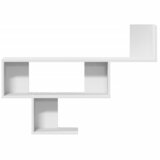  Zidna polica bijela 100x15x70 cm od konstruiranog drva | Eponuda.com