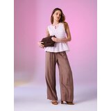 Sinsay Viskozne hlače širokih nogavica | shoptok.hr