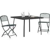  Set vanjskog namještaja 3 pcs Antracit Željezo i čelik | Eponuda.ba
