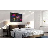  Slika - The map of the World - Italian names of countries 120x80 | shoptok.hr