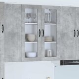 vidaXL Stenska kuhinjska omarica Betonsko siva 80 x 31 x 100 cm | Shoptok.si