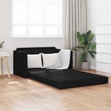  Krevet na razvlačenje 110cm Crna tkanina | shoptok.hr