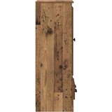 vidaXL Highboard s ladicama 3 pcs Staro drvo Konstruirano drvo | shoptok.hr