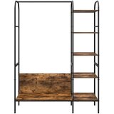  Stalak za odjeću s policom Smeđi hrast 120 x 44 x 160 cm | shoptok.hr
