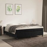  Krevet s oprugama i madracem crni 180x200 cm baršunasti | shoptok.hr