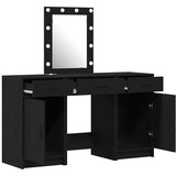  Toaletni stol s vratima Crna 50 x 41 x 135 cm Konstruirano drvo | shoptok.hr