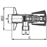  Ventil za perilicu Ferro 1/2" x 3/4" | shoptok.hr