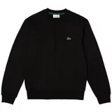 Lacoste Puloverji Organic Brushed Cotton Sweatshirt - Noir Črna