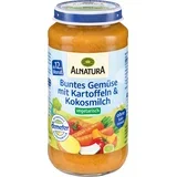 Bio pisana zelenjava s krompirjem in kokosovim mlekom - vegetarijansko - 250 g