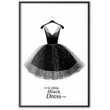  Plakat - Little Black Dress 60x90 Crni okvir | shoptok.hr