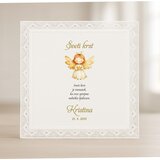  KRSTNI PRTIČEK z angelčkom v zlati barvi KRSPRT 22 | Shoptok.si