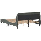  Okvir za krevet Dover tamnosivi 120 x 200 cm od tkanine | shoptok.hr