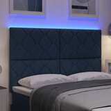  LED glava kreveta Plava 160 cm tkanina | shoptok.hr