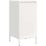 vidaXL Komoda bela 35x39x73,5 cm hladno valjano jeklo | Shoptok.si