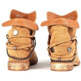 Resti Brown cowboy boots on an indoor wedge Salem - Footwear | ePonuda.com