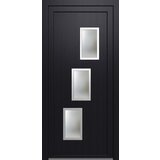 Solid elements PVC ulazna vrata KF15 Rab (DIN graničnik: Desno, D x Š x V: 70 x 1.100 x 2.100 mm, Antracit) | shoptok.hr