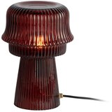 Leitmotiv Bordo rdeča steklena namizna svetilka (vi&amp;scaron;ina 26 cm) Cadiz &amp;ndash; Slike
