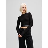 Karl Lagerfeld jeans Majica crna / bijela | shoptok.hr