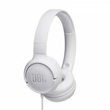 JBL naglavne slu&scaron;alke z mikrofonom T500 bele cene